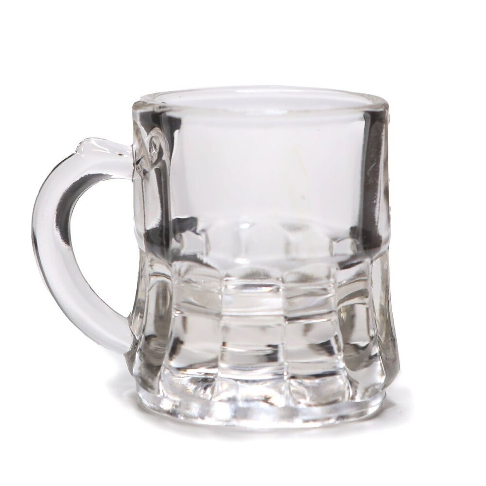 Vintage Federal Glass Mini Beer Mug Shot Glass – Mid Century Barware Collectable
